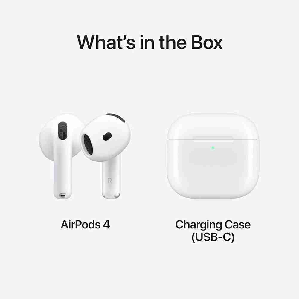 AirPods (4th Generation) with USB-C Charging Case, 2024 for Apple iPhone