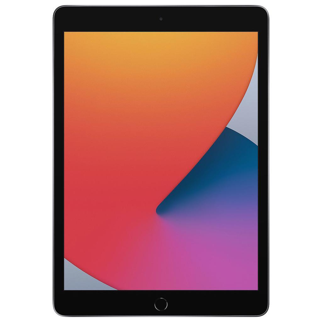 Apple iPad 8th Generation in Space Grey, display close-up (colour not included in this Silver listing)