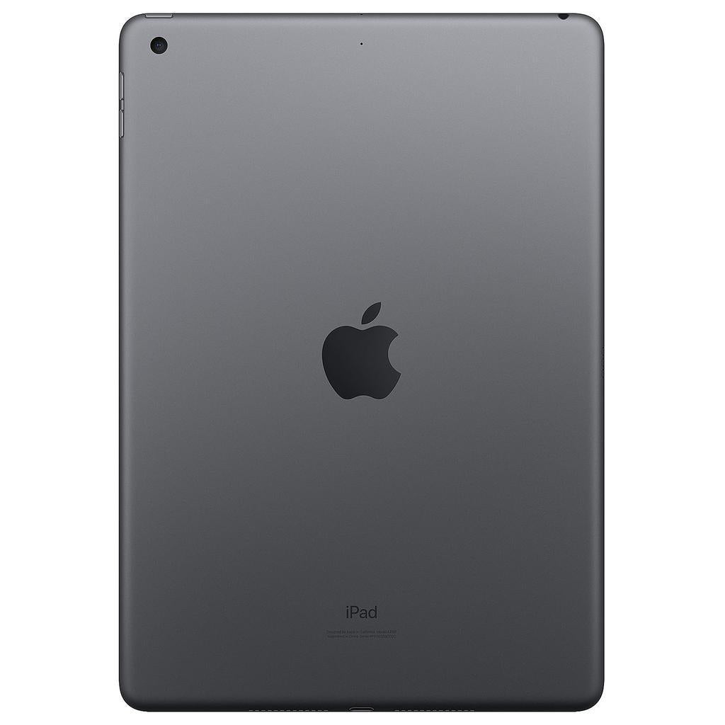 Apple iPad 8th Generation in Space Grey, rear view with Apple logo (colour not included in this Silver listing)